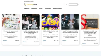 Website Screenshot: Gründer Welt - Gründer Welt - Das Portal für Existenzgründer und KMU`s - Date: 2023-06-20 10:37:41