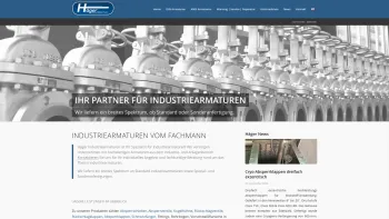 Website Screenshot: HÄGER Industriearmaturen GmbH & Co. KG - HÄGER Industriearmaturen vom Fachmann - DIN & ANSI - Date: 2023-06-20 10:37:44