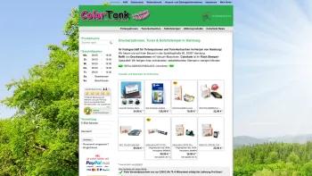 Website Screenshot: COLORTANK Hamburg Tinte und Toner für Ihren Drucker - Druckerpatronen & Toner günstiger bei Colortank kaufen - Date: 2023-06-20 10:37:44