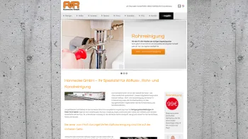Website Screenshot: Hannecke GmbH -  Rohrreinigung -  Rohrsanierung ohne  Erdarbeiten - Ihr Fachbetrieb für Abfluss-, Rohr- & Kanalreinigung - Hannecke GmbH - Date: 2023-06-20 10:37:47