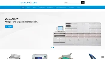 Website Screenshot: Hering Organisationsmittel Vertrieb - Hering Bindesysteme – Organisationsmittel - Date: 2023-06-20 10:37:50