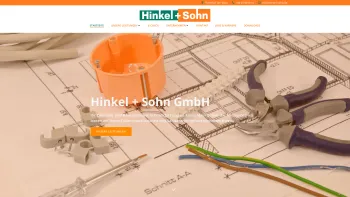 Website Screenshot: Hinkel + Sohn GmbH -  Elektroinstallationen - Elektriker und Haustechniker in Frankfurt Rhein-Main | Hinkel+Sohn GmbH - Date: 2023-06-20 10:37:52