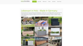 Website Screenshot: Holzweise - Lebensart in Holz - Made in Germany - bruns - Manufaktur - Date: 2023-06-20 10:37:56