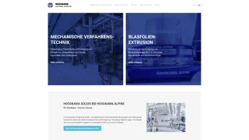 Website Screenshot: HOSOKAWA ALPINE Aktiengesellschaft DE - Maschinenbau & Anlagenbau | Hosokawa Alpine - Date: 2023-06-20 10:42:05