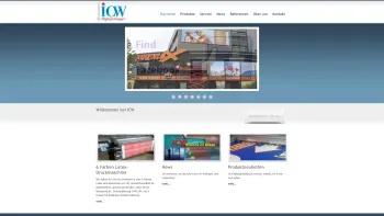 Website Screenshot: ICW-DIGITAL -  Termintreu und zuverlässig für Ihren  Erfolg - ICW GmbH | Industriecolorwerbung- und -service - Date: 2023-06-20 10:38:01