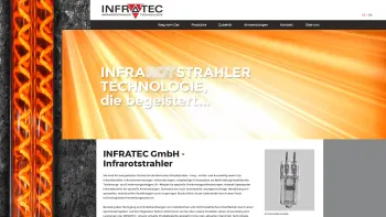 Website Screenshot: INFRATEC Infrarotstrahler GmbH -  Infrared  Emitter Technology - INFRATEC GmbH - Infrarotstrahler | IR-Strahler für Trocknungsanlagen, Heizanlagen - Date: 2023-06-20 10:38:04