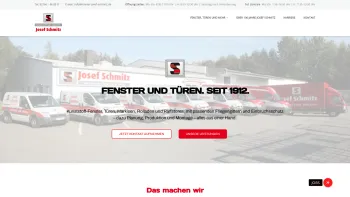 Website Screenshot: Josef Schmitz GmbH - Türen und Fenster. Seit 1912. - Josef Schmitz GmbH - Date: 2023-06-20 10:38:10