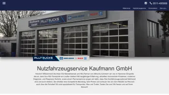 Website Screenshot: Kaufmann Nutzfahrzeuge GmbH - Nutzfahrzeugservice Kaufmann GmbH - Date: 2023-06-20 10:38:13