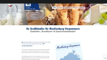 Website Screenshot: Keil & Witt GmbH
Eisdielen und Restaurant-Bedarf
Internationale Käsespezialitäten - Keil Handelsgesellschaft mbH in Rostock - Großhändler - Date: 2023-06-20 10:38:16