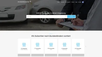Website Screenshot: Kfz-Gutachter-Gesucht.de - 608 Kfz Gutachter in deiner Nähe | Kfz-Gutachter-Gesucht.de - Date: 2023-06-20 10:42:08