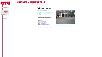 Website Screenshot: GTÜ Gesellschaft für Technische Überwachung Prüfstelle Schulze -  Mehr Service für Sicherheit - KFZ Prüfstelle - Date: 2023-06-20 10:38:16