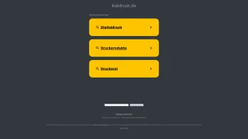 Website Screenshot: Kieldruck GmbH - kieldruck.de - Diese Website steht zum Verkauf! - Informationen zum Thema kieldruck. - Date: 2023-06-20 10:38:16