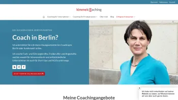 Website Screenshot: kimmelcoaching - Coaching Berlin | kimmelcoaching Esther Kimmel - Date: 2023-06-20 10:38:16