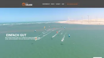 Website Screenshot: Kite College - Einfach gut - Kite College, vom Kite Magazin und Michael Vogel gegründet - Date: 2023-06-20 10:38:16