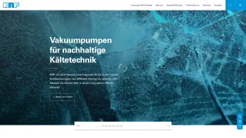 Website Screenshot: KNF Neuberger GmbH -  Membranpumpen und Systeme - KNF | Membranpumpen und Systeme - Date: 2023-06-20 10:38:19