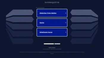 Website Screenshot: kochdesign24 - kochdesign24.de - Diese Website steht zum Verkauf! - Informationen zum Thema kochdesign24. - Date: 2023-06-20 10:42:11