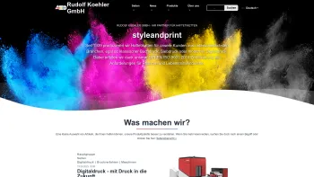 Website Screenshot: Rudolf Koehler GmbH - styleandprint | Rudolf Koehler GmbH - Date: 2023-06-20 10:38:19