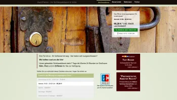 Website Screenshot: Aust, Manfred · Schlüsseldienst -  Ihr RTL-Testsieger 4/2005 - alle Stadtteile Festpreis - Schlüsseldienst Aust/Pelzer - Kölner Schlüsselnotdienst - Date: 2023-06-20 10:38:19
