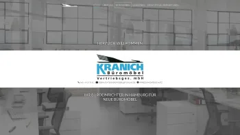 Website Screenshot: Kranich Büromöbel Vertriebs GmbH - Kranich Büromöbel Vertriebs GmbH - Ihr Büroeinrichter in Hamburg für neue und gebrauchte Büromöbel - Date: 2023-06-20 10:38:22