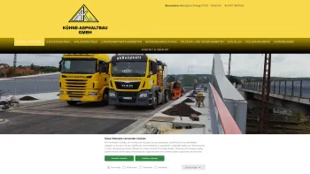 Website Screenshot: Kühne-Asphaltbau GmbH - Kühne Asphaltbau | Ihr Partner für Asphalt in Magdeburg - Date: 2023-06-20 10:38:22