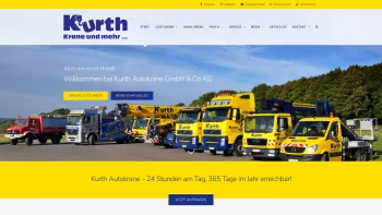 Website Screenshot: Marcel Kurth Autokrane -  Krane und mehr ... - KURTH AUTOKRANE GMBH & CO. KG - Kurth Autokrane – Krane und mehr … - Date: 2023-06-20 10:38:25