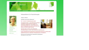 Website Screenshot: Ganzheitliche Psychotherapie in Oldenburg - Ganzheitliche Psychotherapie - Oldenburg - Tatjana Walker - Date: 2023-06-20 10:38:25