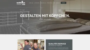 Website Screenshot: Wilhelm Wöhlke GmbH Tischlerei - Ladenbau - Wöhlke Möbelmanufaktur • Individuelle Möbel nach Maß - Date: 2023-06-20 10:38:25