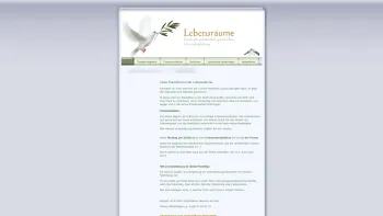 Website Screenshot: LEBENSRÄUME -  Architektur & Feng Shui - Home - Lebensräume - Praxis für psychotherapeutische Lebensbegleitung - Date: 2023-06-20 10:38:28
