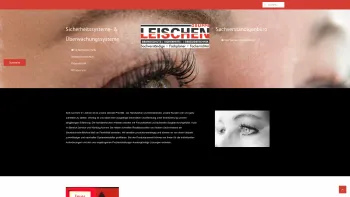 Website Screenshot: Leischen Sicherheits und Überwachungssysteme - Startseite - Date: 2023-06-20 10:38:28