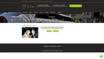Website Screenshot: Limousinenservice Vip - Limousinenservice Essen – PS VIPCARS Limousinenservice - Date: 2023-06-20 10:38:31