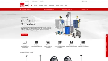 Website Screenshot: Lutz Pumpen GmbH Die Fluid Manager Fasspumpen und Containerpumpen - LUTZ PUMPEN | Fasspumpen, Membranpumpen, Durchflusszähler - Date: 2023-06-20 10:38:33