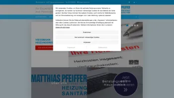 Website Screenshot: Matthias Pfeiffer Heizung u. Sanitär - Elektro Sanitär Heizung Hanerau - Matthias Pfeiffer Heizung u. Sanitär - Date: 2023-06-20 10:38:33