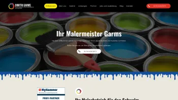 Website Screenshot: Malerbetrieb Garms - Lackierer Meisterbetrieb | Fritzlar | Malerbetrieb Garms - Date: 2023-06-20 10:42:14