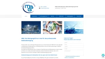 Website Screenshot: MBG Mobile Betriebs-Gebäudereinigung GmbH - MBG Mobile Betriebs- Gebäudereinigung GmbH in Kiel - Date: 2023-06-20 10:38:39