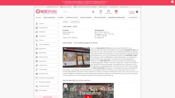 Website Screenshot: CAKE MART Köln - CAKE MART - Der Tortenladen in Köln | MEINCUPCAKE Shop - Date: 2023-06-20 10:38:43