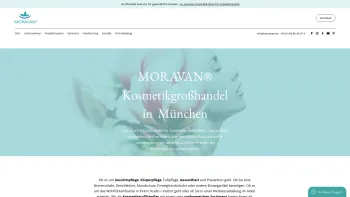 Website Screenshot: MORAVAN Warenhandels GmbH - Ihr gewerblicher Kosmetikgroßhandel ? | MORAVAN® - Date: 2023-06-20 10:38:52