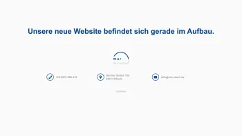 Website Screenshot: Malkus & Robert Dachdecker GmbH - Home - mur Dach und Wand GmbH - Date: 2023-06-20 10:38:58