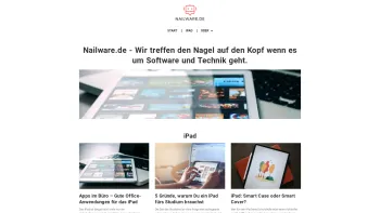 Website Screenshot: nailware netzwerkanwendungen & internetl&ouml;sungen -  Ihr professioneller Full-Service Internetdienstleister - nailware.de - Ein Blog &uuml;ber Technik und Software - Date: 2023-06-20 10:38:59