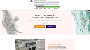 Website Screenshot: Natursteine Halbich - Steinmetzarbeiten aus München | Natursteine Halbich - Date: 2023-06-20 10:38:59