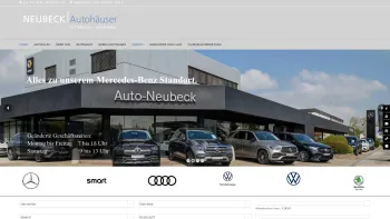 Website Screenshot: Neubeck Automobile GmbH & Co. KG - Startseite - Neubeck Autohäuser - Date: 2023-06-20 10:39:05