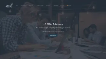 Website Screenshot: NORDA Advisory GmbH Unternehmensberatung - Management- und Unternehmensberatung | NORDA Advisory - Date: 2023-06-20 10:39:06