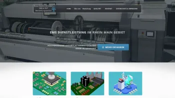 Website Screenshot: Nover Elektronik GmbH - SMD & THT Bestückung Leiterplattenbestückung im Rhein Main - Date: 2023-06-20 10:42:17
