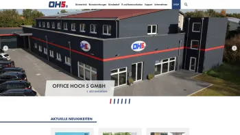 Website Screenshot: Office Hoch 5 GmbH, Ihr Büroausstatter, Center für Bürokommunikation - Office Hoch 5 GmbH - Ihr Büroausstatter - Alles für Ihr Büro! - Date: 2023-06-20 10:39:11
