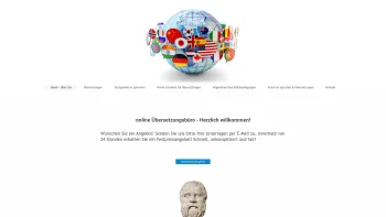 Website Screenshot: Übersetzungsbüro onlinetranslate.de - online Übersetzungsbüro für Übersetzungen & Lektorat - Date: 2023-06-20 10:39:18