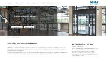 Website Screenshot: OSMA Aufzüge, Niederlassung Leipzig -  Ideen, die Sie aufwärts bringen! - OSMA Aufzüge - Aufzug | Service | Reparatur | Modernisierung | Notruf - Date: 2023-06-20 10:39:18