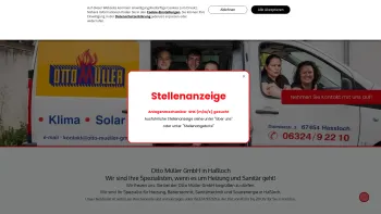 Website Screenshot: Otto Müller GmbH -  Schöne Bäder  · mollige Wärme - Startseite • Otto Müller GmbH in Haßloch - Date: 2023-06-20 10:39:18