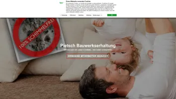 Website Screenshot: Kunststoffbau Pietsch GmbH - Schimmelpilzsanierung bei feuchten Wänden in Hamburg - Date: 2023-06-20 10:39:32