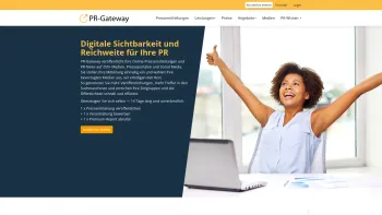 Website Screenshot: Public Relations PR-Gateway Adenion GmbH - Presseverteiler PR-Gateway: über 250 Online-Medien für Ihre PR - Date: 2023-06-20 10:39:37