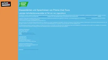 Website Screenshot: PRISMA-CLUB-TOURS - Klassenfahrten und Sprachreisen | Prisma-Club-Tours - Date: 2023-06-20 10:39:42
