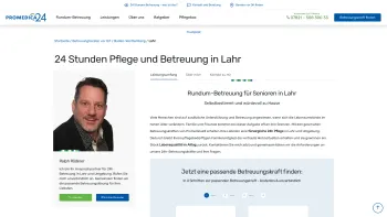 Website Screenshot: PROMEDICA Plus Lahr - 24h Pflege in Lahr | Promedica24 - Date: 2023-06-20 10:39:42